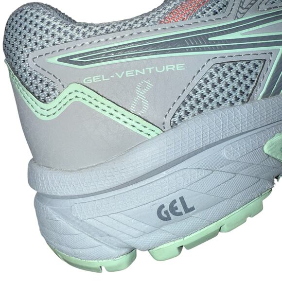 ASICS Gel Venture 8 Athletic Trail Women’s Size 9.5 Grey/Green 1012B230 - Picture 10 of 14